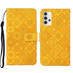 huismerk Voor Samsung Galaxy A32 5G Ethnic Style Lederen telefoonhoesje met etnische stijl