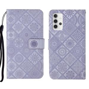 huismerk Voor Samsung Galaxy A32 5G Ethnic Style Lederen telefoonhoesje met etnische stijl