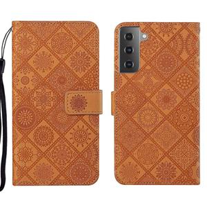 huismerk Voor Samsung Galaxy S22+ 5G Ethnic Style Lederen telefoonhoesje met etnische stijl