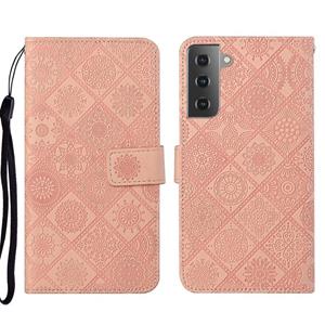 huismerk Voor Samsung Galaxy S22+ 5G Ethnic Style Lederen telefoonhoesje met etnische stijl