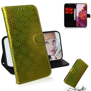 huismerk Voor Samsung Galaxy S30 Ultra Solid Color Kleurrijke Magnetische gesp horizontale flip pu lederen kast met Holder & Card Slots & Wallet & Lanyard(Goud