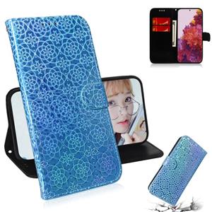 huismerk Voor Samsung Galaxy S30 Ultra Solid Color Kleurrijke Magnetische gesp horizontale flip pu lederen kast met Holder & Card Slots & Wallet & Lanyard(Sky