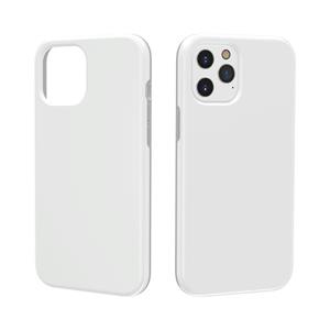 huismerk Voor iPhone 12 Shockproof Terminator Style Solid Color Protective Case (Wit)