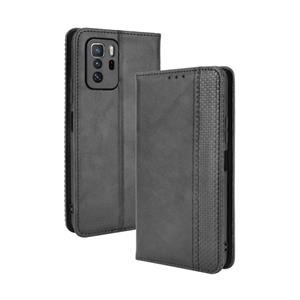 huismerk For Xiaomi Redmi Note 10 Pro 5G / Poco X3 GT Magnetic Buckle Retro Crazy Horse Texture Horizontal Flip Leather Case with Holder & Card Slots & Photo F