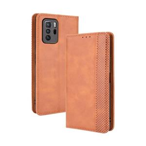 huismerk For Xiaomi Redmi Note 10 Pro 5G / Poco X3 GT Magnetic Buckle Retro Crazy Horse Texture Horizontal Flip Leather Case with Holder & Card Slots & Photo F