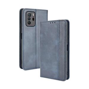 huismerk For Xiaomi Redmi Note 10 Pro 5G / Poco X3 GT Magnetic Buckle Retro Crazy Horse Texture Horizontal Flip Leather Case with Holder & Card Slots & Photo F