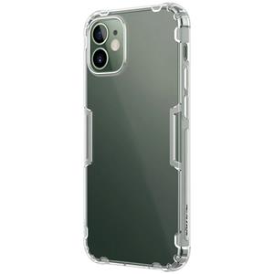 Voor iPhone 12 NILLKIN Nature TPU Transparante Zachte Beschermhoes (Wit)