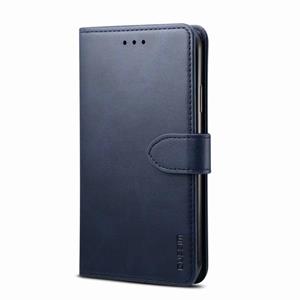 Voor iPhone 12 GUSSIM Business Style Horizontale Flip Lederen case met Holder & Card Slots & Wallet(Blauw)