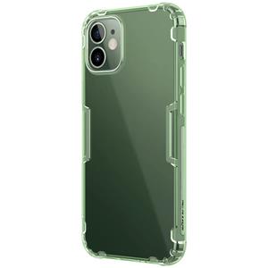 Voor iPhone 12 NILLKIN Nature TPU Transparante Zachte Beschermhoes (Groen)