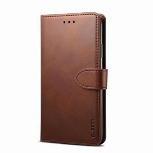 Voor iPhone 12 GUSSIM Business Style Horizontale Flip Lederen case met Holder & Card Slots & Wallet(Brown)