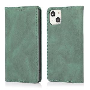 huismerk Sterke Magnetische Crazy Horse Textuur Horizontale Flip Leren Case met Houder & Kaart Slots & Portemonnee voor iPhone 13 Mini