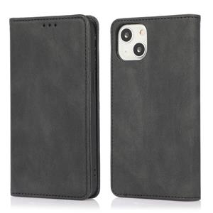 huismerk Sterke Magnetische Crazy Horse Textuur Horizontale Flip Leren Case met Houder & Card Slots & Portemonnee voor iPhone 13 Mini