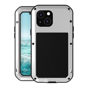 lovemei Love Mei Metal Shockproof Waterdichte stofdichte beschermende telefooncase voor iPhone 13 Mini