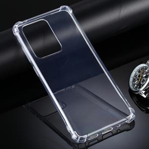 huismerk Voor Samsung Galaxy S20 Ultra Vierhoek anti-drop ultradunne TPU case (transparant)