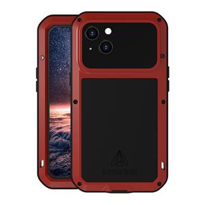 lovemei Love Mei Metal Shockproof Waterdichte stofdichte beschermende telefooncase voor iPhone 13