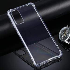 huismerk Voor Samsung Galaxy S20 Vierhoek anti-drop ultra-dunne TPU case (transparant)