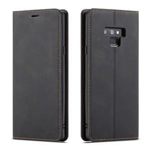 For Galaxy Note9 Forwenw Dream Series Oil Edge Strong Magnetism Horizontal Flip Leather Case with Holder & Card Slots & Wallet & Photo Frame(Black)