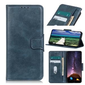 huismerk For Samsung Galaxy M32 Mirren Crazy Horse Texture Horizontal Flip Leather Case with Holder & Card Slots & Wallet(Blue)