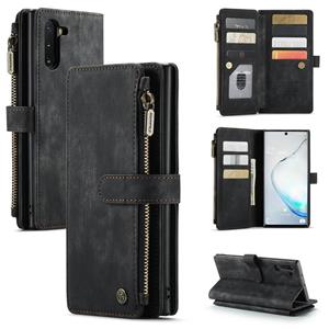 Voor Samsung Galaxy Note10 Caseme-C30 Multifunctionele Horizontale Flip PU + TPU-telefoonhoes