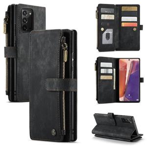 Voor Samsung Galaxy Note20 Caseme-C30 Multifunctionele Horizontale Flip PU + TPU-telefoonhoes