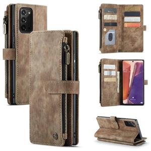 Voor Samsung Galaxy Note20 Caseme-C30 Multifunctionele Horizontale Flip PU + TPU-telefoonhoes