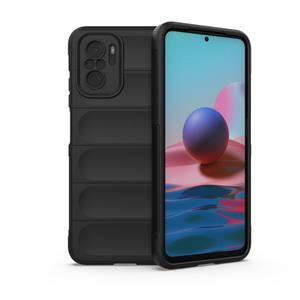 huismerk Voor Xiaomi Redmi Note 10 4G Magic Shield TPU + Flanel Phone Case