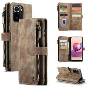 Voor Xiaomi Redmi Note 10 4G / Redmi Note 10s Caseme-C30 Multifunctionele Horizontale Flip PU + TPU-telefoonhoes