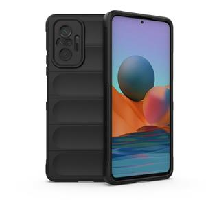 huismerk Voor Xiaomi Redmi Note 10 Pro 4G Magic Shield TPU + Flanel Phone Case