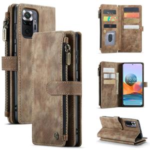 Voor Xiaomi Redmi Note 10 PRO 4G / REDMI OPMERKING 10 PRO MAX CASEME-C30 Multifunctionele Horizontale Flip PU + TPU-telefoonhoes