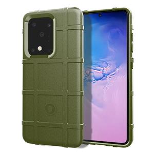 huismerk Voor Samsung Galaxy Note20 Volledige dekking Shockproof TPU Case (Army Green)