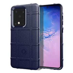 huismerk Voor Samsung Galaxy Note20 Volledige dekking Schokvrije TPU-case (blauw)