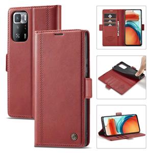 lc.imeeke Voor Xiaomi Redmi Note 10 PRO / OPMERKING 10 PRO MAX LC.IMEEEKEKETTISCHE BUCKLE PU + TPU Horizontale Flip Lederen Case met Houder & Card Slots & Porte