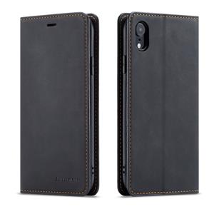 Voor iPhone XR Forwenw Dream Series Oil Edge Strong Magnetism Horizontal Flip Leather Case met Holder & Card Slots & Wallet & Photo Frame(Black)