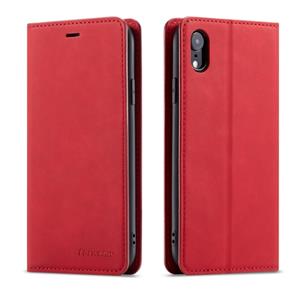 Voor iPhone XR Forwenw Dream Series Oil Edge Strong Magnetism Horizontal Flip Leather Case met Holder & Card Slots & Wallet & Photo Frame(Red)