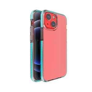 Huismerk TPU Double-color Shockproof Protective Case For iPhone 13 mini(Sky Blue)
