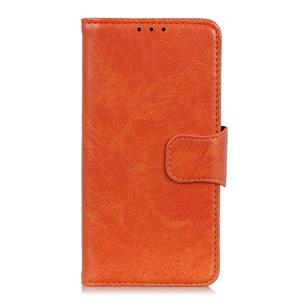 huismerk Voor Samsung Galaxy S20 Ultra Nappa Texture Horizontale Flip Lederen Case met Holder & Card Slots & Wallet(Orange)