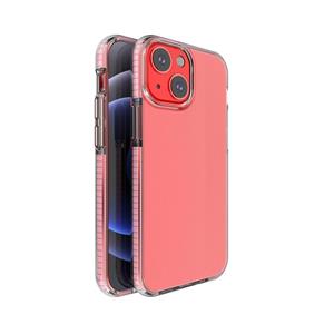 Huismerk TPU Double-color Shockproof Protective Case For iPhone 13 mini(Pink)