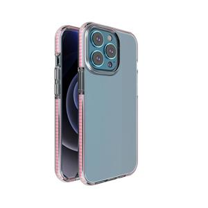 Huismerk TPU Double-color Shockproof Protective Case For iPhone 13 Pro(Pink)