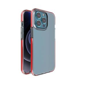 Huismerk TPU Double-color Shockproof Protective Case For iPhone 13 Pro(Red)