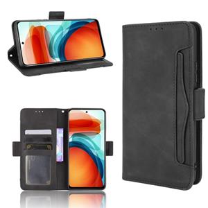 huismerk For Xiaomi Redmi Note 10 Pro 5G / Poco X3 GT Skin Feel Calf Pattern Horizontal Flip Leather Case with Holder & Card Slots & Photo Frame(Black)