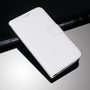 Idewei Crazy Horse Textuur Horizontale Flip Leren Case met Houder & Card Slots & Portemonnee voor iPhone 13 Pro (White)