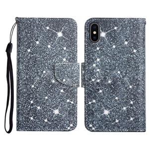 huismerk Geschilderd Patroon Horizontale Flip Lederen Case met Houder & Card Slot & Portemonnee voor iPhone XS MAX (Gypsophila)