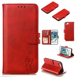 huismerk Lederen beschermhoes voor iPhone 6 & 6s (rood)