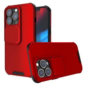 huismerk Op en neer Schuifcamera Cover Design Shockproof TPU + PC-beschermhoes voor iPhone 13