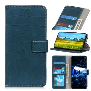 huismerk Voor Oppo A16 Magnetische Crocodile Textuur Horizontale Flip Leren Case met Houder & Card Slots & Portemonnee