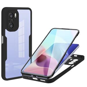 huismerk Voor Xiaomi Redmi K40 Acryl + TPU 360 graden volledige dekking telefoonhoes