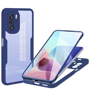 huismerk Voor Xiaomi Redmi K40 Acryl + TPU 360 graden volledige dekking telefoonhoes