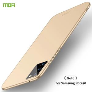 Voor Samsung Galaxy Note20 MOFI Frosted PC Ultra-thin Hard Case(Gold)