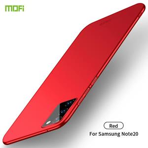 Voor Samsung Galaxy Note20 MOFI Frosted PC Ultra-thin Hard Case(Red)