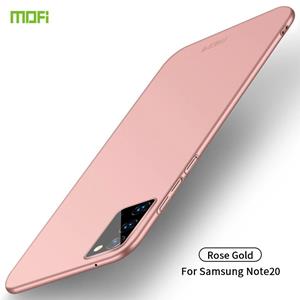 Voor Samsung Galaxy Note20 MOFI Frosted PC Ultra-thin Hard Case (Roségoud)